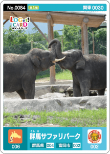 LoGet!CARD(ﾛｹﾞｯﾄｶｰﾄﾞ)をGetしよう♬ | 野生の王国 群馬サファリパーク